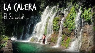 LA CALERA Watervallen EL SALVADOR  Travel Vlog in HD [upl. by Ridglea]