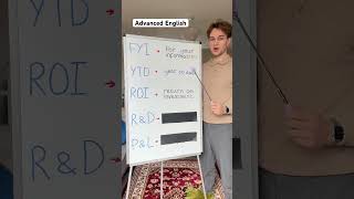 Advanced acronyms englishlesson englishteacher learnenglish englishtips ingles 英語 ESL [upl. by Arised]