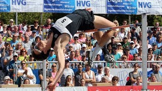 Brandon Starc und Airine Palsyte siegen beim HochsprungFest in Eberstadt [upl. by Delp]