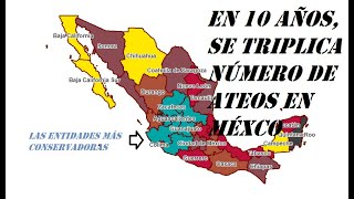 En 10 años triplicó México personas sin religión [upl. by Eirena]