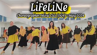 LiFeLinE LINE DANCE Choreo By Mirai Cici INA  May 2024linedanceindonesia [upl. by Trakas113]