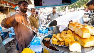 Breakfast in LYARI KARACHI  Street Food in Former Danger Zone in Pakistan [upl. by Tjaden]