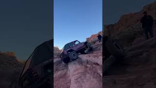 JKU making easy work of Rocker Knocker jeep offroad moab [upl. by Viens]