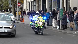 National Ambulance Service 5T06 Paramedic Motorbike Responding on O’Connell Street [upl. by Leasim975]