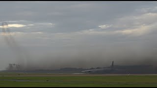 3x B52  Departure  Fairford  Ukraine  040920 [upl. by Iuq]