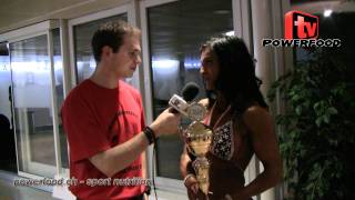 IFBB Schweizermeisterschaft 2011  Interview mit Sonia Müller Winner Figure Class [upl. by Ralf472]