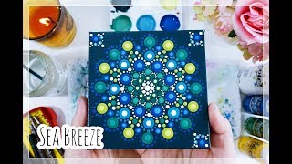 Easy Mandala Dot Painting  Tutorial Long Version [upl. by Nnaeitak]