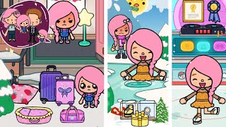 Unfavorite Twin Becomes A Famous Ice Skater  Toca Life Story  Toca Boca [upl. by Irej]