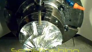 Impeller machining with TopSolid [upl. by Gobert]