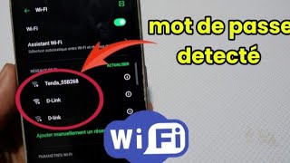 comment trouver le mot de passe du WIFI sur android [upl. by Ynahpit]