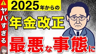 【完全解説】2025年からの年金改正がヤバすぎる！！最悪な事態になる前にできることは？2024年から2025年にかけての年金改正の総集編を解説！ [upl. by Kimberley]