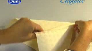 Napkin fold Double Mainsail [upl. by Assirahs]