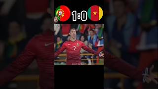 Portugal vs camaroes 51 imaginarymatch  highlights ronaldo shortsfootballyoutube [upl. by Tedmann]