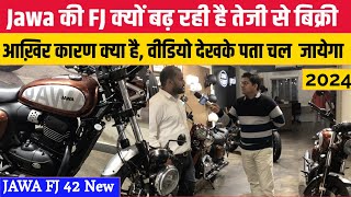 jawa 42 fj  Jawa की FJ क्यों बढ़ रही है तेजी से बिक्री आख़िर क्या है कारण jawa bike bikelover [upl. by Elnukeda]