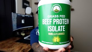 Peak Performance Grass Fed Beef Protein Powder Review [upl. by Seldan]