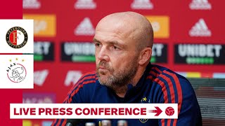 LIVE 1430  Persconferentie Alfred Schreuder  Feyenoord  Ajax [upl. by Ihdin]