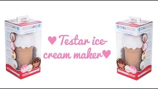 ♥Testar icecream maker♥ [upl. by Yesnyl268]