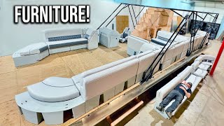 Building My Dream Yacht From Scratch Pt 11  Installing Furniture [upl. by Rakia]