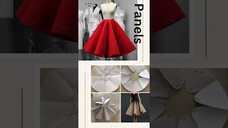 How to make a panels skirt ❤️viral sewingtutorial youtubeshorts trending [upl. by Temple]