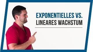 Exponentielles Wachstum vs Lineares Wachstum  Mathe by Daniel Jung [upl. by Lotsirk]