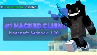 Best 12144 Minecraft Bedrock Hacked Client  Skibidi Client Showcase [upl. by Enayr]