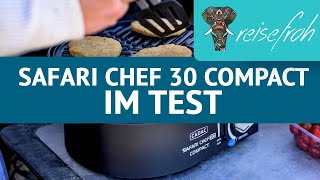 Camping Gasgrill CADAC Safari Chef 30 Compact Gasgrill im Test [upl. by Krucik682]