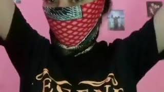 cara memakai masker dr slayer batik atau bandana [upl. by Gombach]