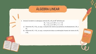 SUBESPAÇOS VETORIAIS PARTE II matematica algebralinear algebra [upl. by Grindlay654]