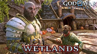 God of War Ragnarök Wetlands  IMMERSIVE Gameplay 1440p 60FPS HDR  NO COMMENTARY [upl. by Ferretti]