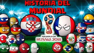 HISTORIA DEL MUNDIAL DE RUSIA 2018 COUNTRYBALL [upl. by Mide]