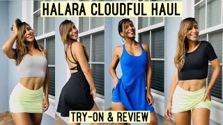 Halara Cloudful Haul TryOn and Review [upl. by Buonomo]