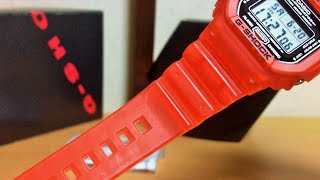 GShock DW0564SV Red Skeleton  Vintage speed model unboxing [upl. by Pratte]