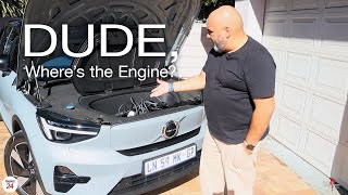 DUDE where the engine a Volvo XC40 Recharge Review [upl. by Helbonia]