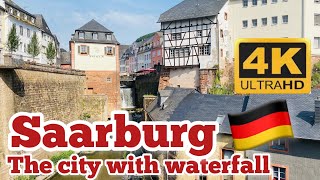 Saarburg Germany  TrierSaarburg  4K Walking Tour  City Tour [upl. by Nyrtak]