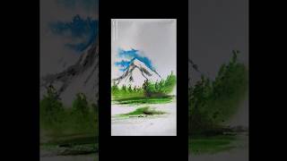 Beautiful landscape drawing art drawing landscape pasteldrawing ytshots [upl. by Seni]