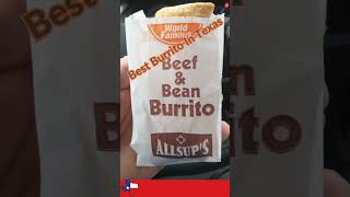 Best Burrito in Texas texas shorts allsups burrito tacosauce [upl. by Astrahan564]