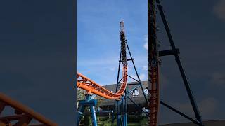 Orlandos Only Beyond Vertical Spike  Ice Breaker at SeaWorld Orlando [upl. by Witte]