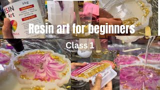 Resin art for beginners  resin art basic knowledge class 1 [upl. by Ailen406]