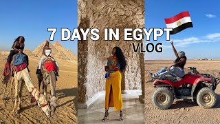 EVERYTHING YOU NEED TO KNOW amp DO IN EGYPT  PYRAMIDS SAFARI MUSEUM SHOPPING amp MORE  TRAVEL VLOG [upl. by Alyakim]