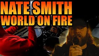 Nate Smith  World On Fire Drum Cover Again [upl. by Ramunni258]