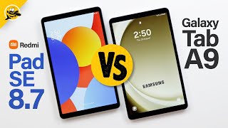 BETTER SMALL TABLET Redmi Pad SE 87 vs Galaxy Tab A9 [upl. by Dragone]