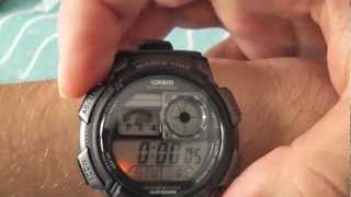 CASIO AE1000W1AV watch [upl. by Eceirtal871]