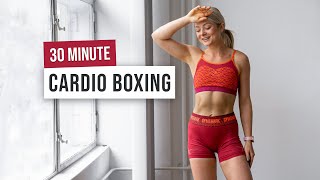 30 MIN KILLER CARDIO BOXING  Full Body Home Workout  No Equipment No Repeats [upl. by Nangatrad]