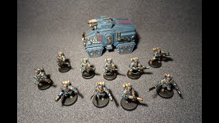 Painted amp Fully Magnetized Tempestus Scions Force Warhammer 40k [upl. by Kristi]