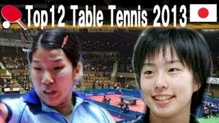 TableTennis Japan TOP12 準決勝 石川佳純 vs 森さくら 2013224 [upl. by Dill]