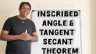 Maths made EasyInscribed angle theory conceptTangent Secant theorem concept [upl. by Ajidahk]