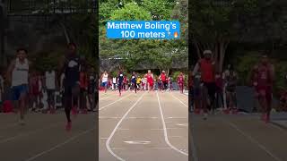 A close look at Matthew Boling’s 100 meters 👀 [upl. by Paza233]