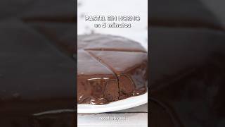 PASTEL en 5 MINUTOS con 4 Ingredientes 🍫 Sin Horno Sin Harina y Sin Azúcar [upl. by Nawj]