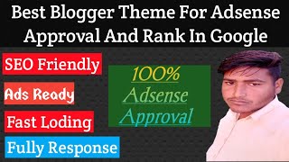 Best Blogger Theme For Adsense Approval  Best Blogger Template  blogger templates free responsive [upl. by Selmore]