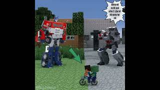 Liệu Baby Zombie và Baby Herobrine sẽ chọn Optimus Prime hay Megatron minecraft [upl. by Nosyrb]